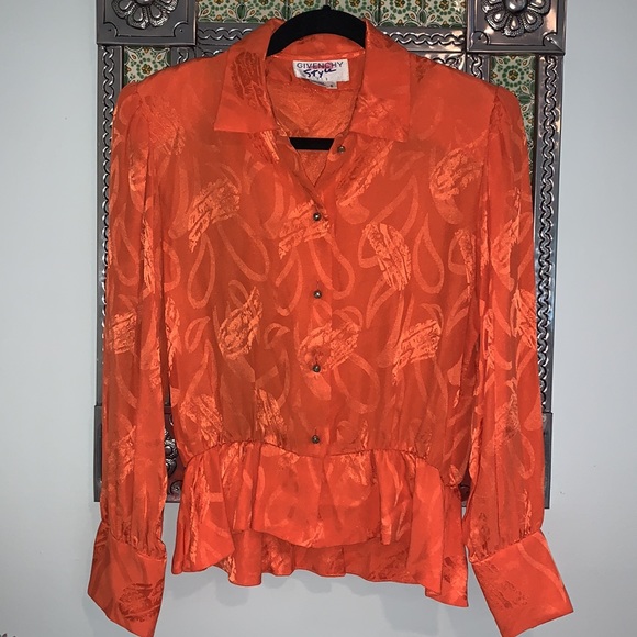 Vintage Silk Givenghy Blouse NWT - Picture 2 of 14